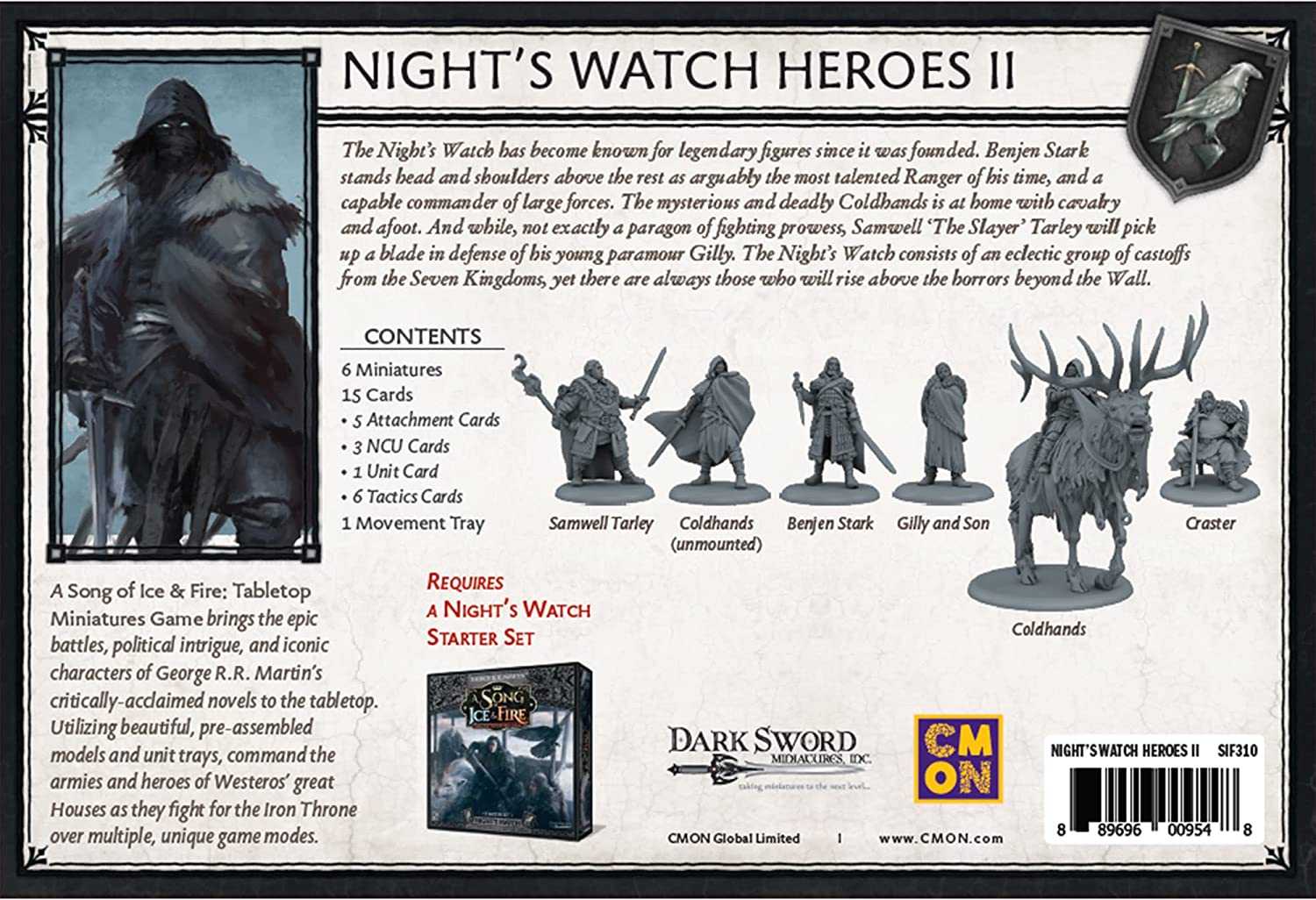 A Song of Ice and Fire : Tabletop Miniatures Game - Nights Watch Heroes #2